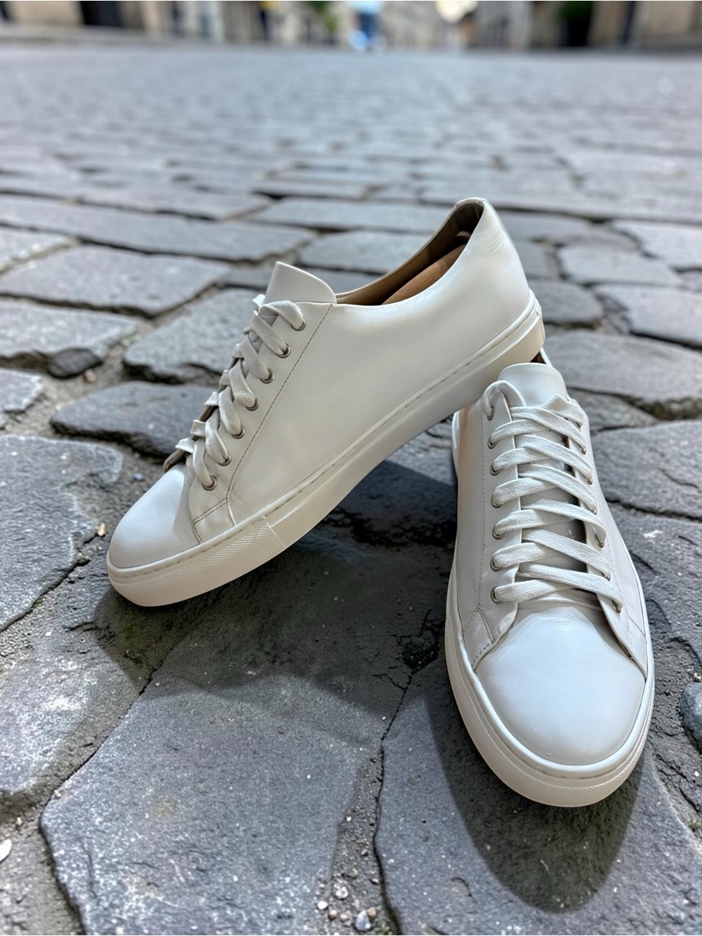 THURSDAY Boot Co. Premier Low Top Everyday Sneaker Mens 13 White Leather